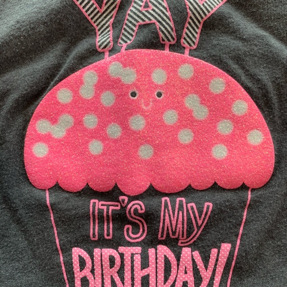 Cat & Jack "Yay It's My Birthday" Tshirt - Picture 2 of 3